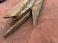 4x houten balken l780 cm - afbeelding 1 van  3