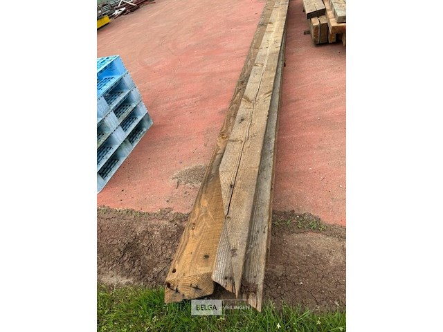 4x houten balken l780 cm - afbeelding 2 van  3