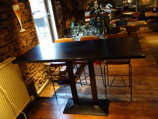 4x houten bartafel - afbeelding 1 van  3