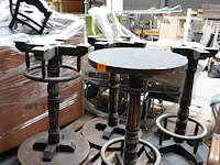 4x houten bartafel - afbeelding 2 van  5
