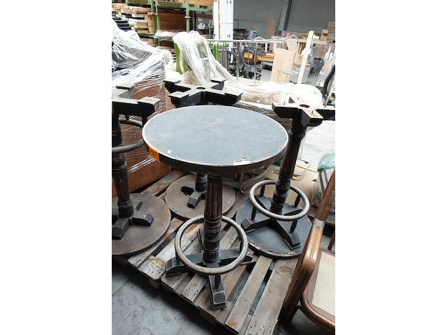 4x houten bartafel - afbeelding 3 van  5