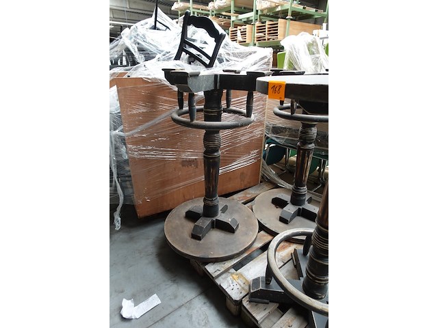 4x houten bartafel - afbeelding 5 van  5