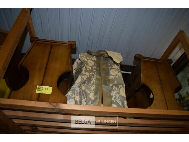 4x houten bijzettafel - afbeelding 1 van  2