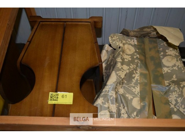 4x houten bijzettafel - afbeelding 2 van  2