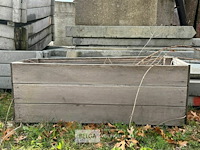 4x houten bloembak - afbeelding 1 van  1