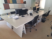 4x houten bureau - afbeelding 2 van  9