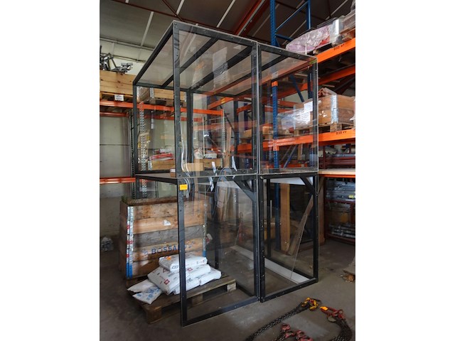 4x houten kader met plexiglas - afbeelding 1 van  1