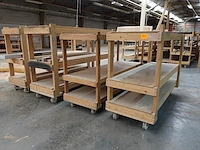 4x houten kar - afbeelding 2 van  4