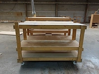 4x houten kar - afbeelding 3 van  4