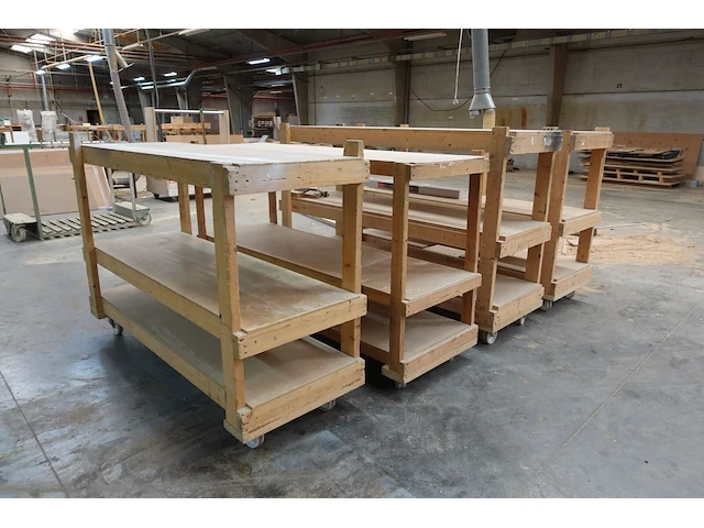 4x houten kar - afbeelding 4 van  4