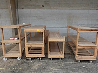 4x houten kar
