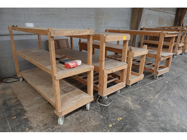 4x houten kar - afbeelding 2 van  3