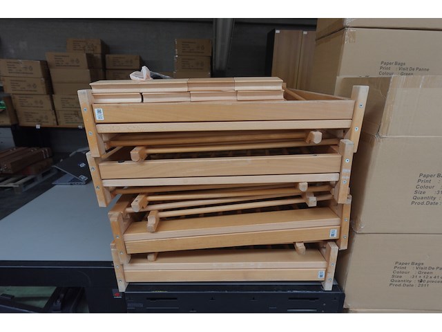 4x houten kinderpark - afbeelding 2 van  2