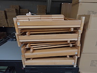 4x houten kinderpark - afbeelding 2 van  2