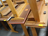 4x houten lessenaar - afbeelding 1 van  1