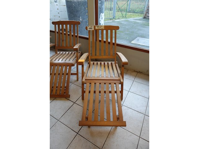 4x houten ligbed - afbeelding 2 van  5