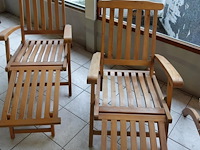 4x houten ligbed - afbeelding 4 van  5