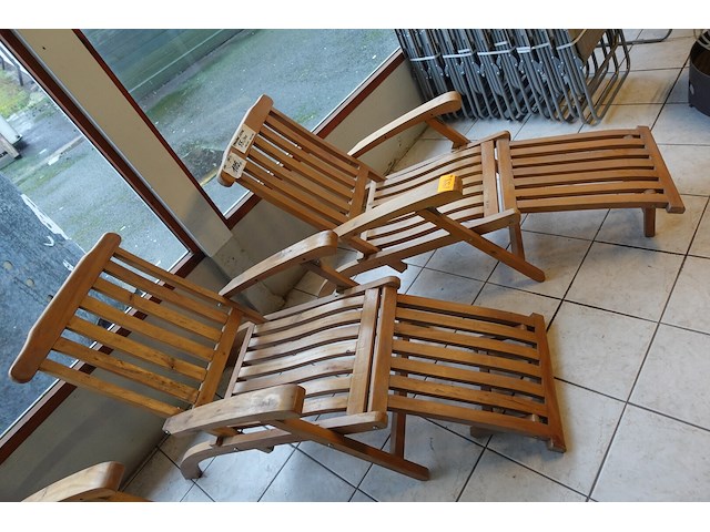 4x houten ligbed - afbeelding 5 van  5