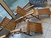 4x houten ligbed - afbeelding 5 van  5