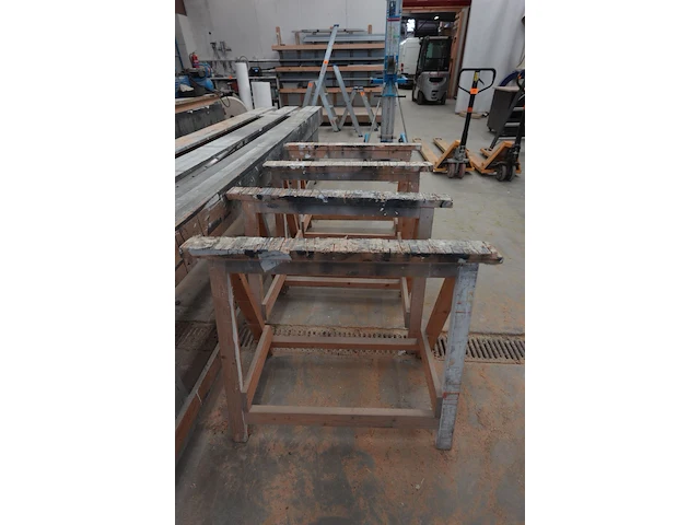 4x houten schraag - afbeelding 2 van  2