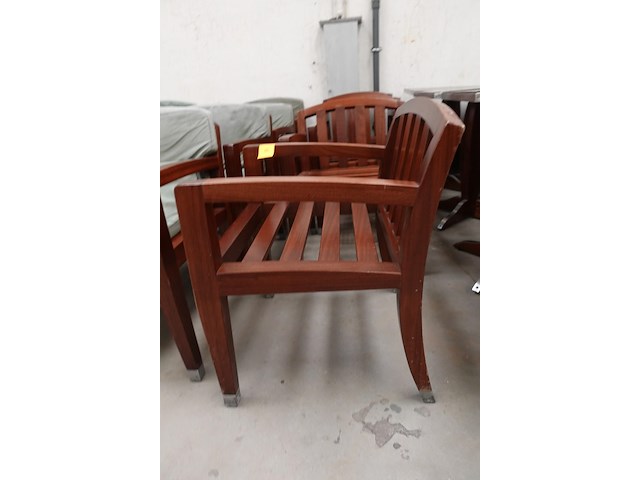 4x houten stoel - afbeelding 3 van  5