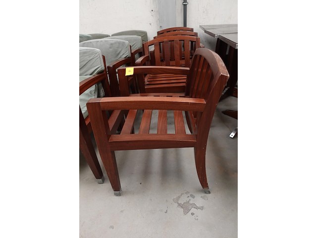 4x houten stoel - afbeelding 4 van  5