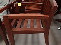 4x houten stoel - afbeelding 4 van  5