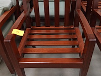 4x houten stoel - afbeelding 1 van  8