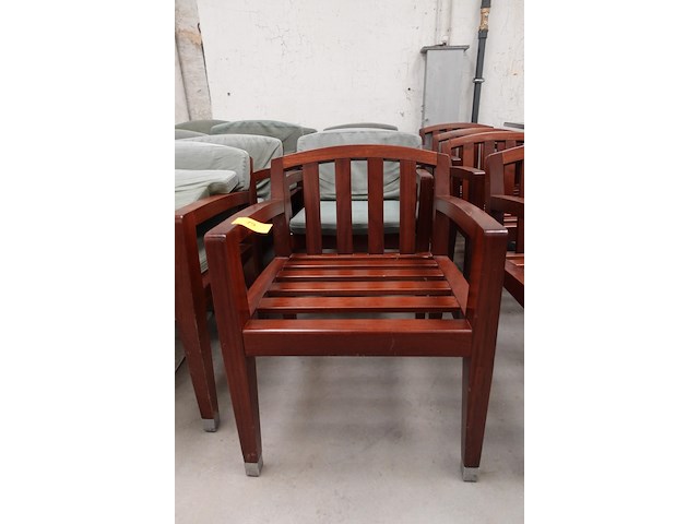 4x houten stoel - afbeelding 2 van  8