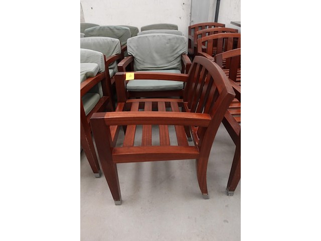 4x houten stoel - afbeelding 4 van  8