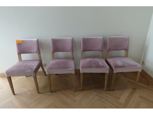 4x houten stoel - afbeelding 1 van  4