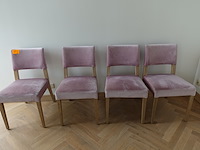 4x houten stoel - afbeelding 1 van  4