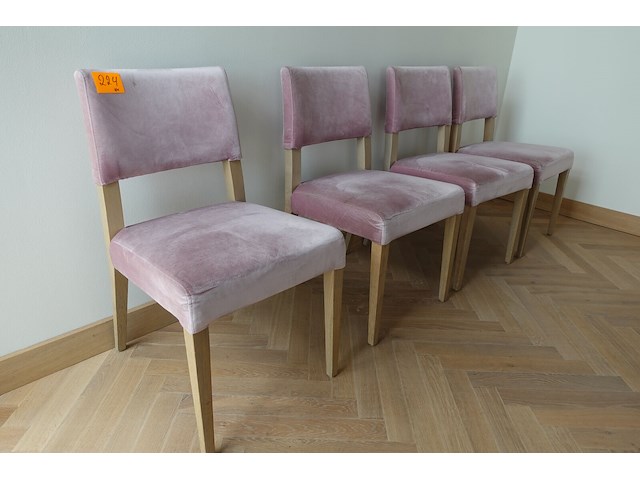 4x houten stoel - afbeelding 4 van  4