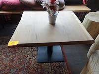 4x houten tafel - afbeelding 1 van  3