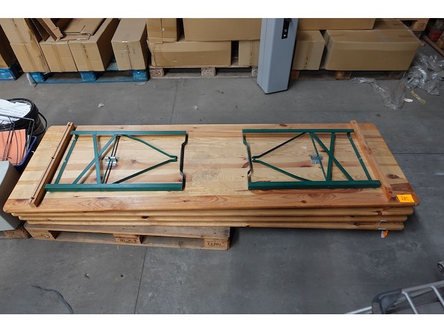 4x houten tafel - afbeelding 2 van  3