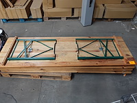 4x houten tafel - afbeelding 2 van  3