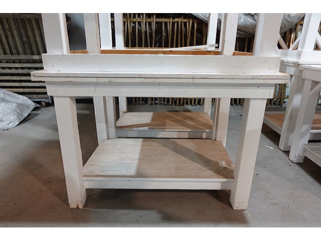 4x houten tafel - afbeelding 2 van  3