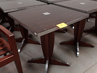 4x houten terrastafel - afbeelding 3 van  5