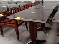 4x houten terrastafel - afbeelding 4 van  5