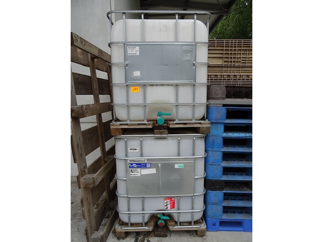 4x ibc kubiekcontainer - afbeelding 1 van  4