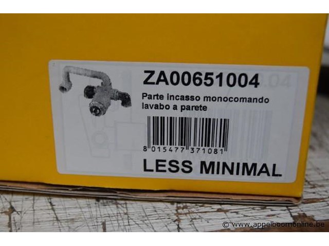 4x inbouwdeel wastafelkraan cisal - afbeelding 3 van  3