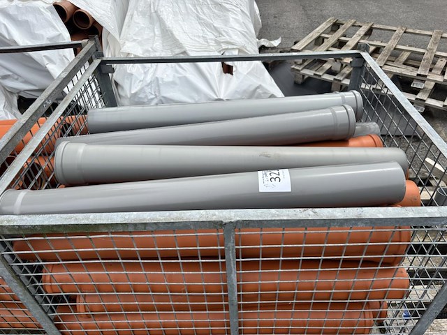 4x inhoud bak pvc buizen excl bak - d125 - d160 - afbeelding 2 van  5