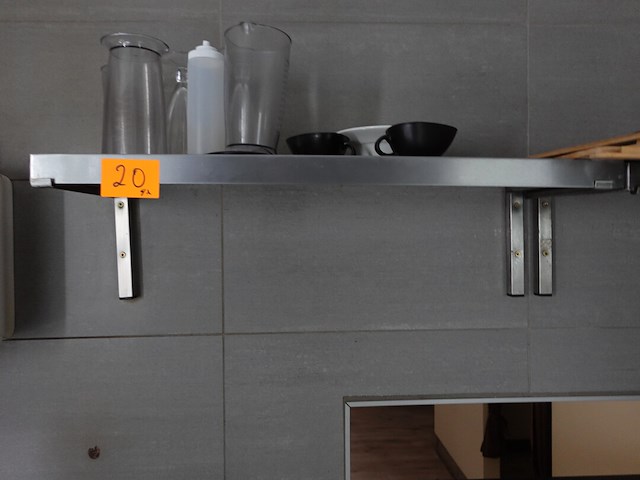 4x inox schap - afbeelding 2 van  6