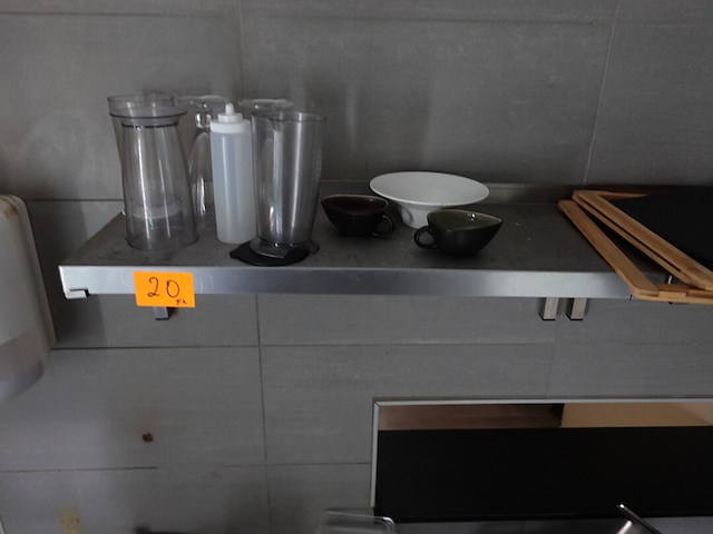 4x inox schap - afbeelding 3 van  6