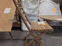 4x j-line bamboe klapstoel xxl - afbeelding 3 van  5
