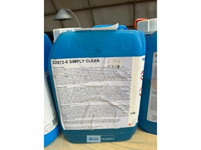 4x jerrycan met div reinigers riwax - afbeelding 3 van  6