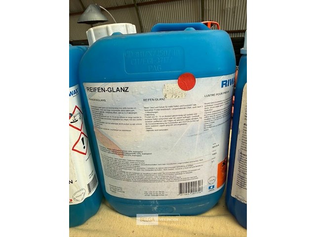 4x jerrycan met div reinigers riwax - afbeelding 4 van  6