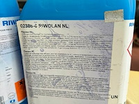 4x jerrycan met div reinigers riwax - afbeelding 5 van  6