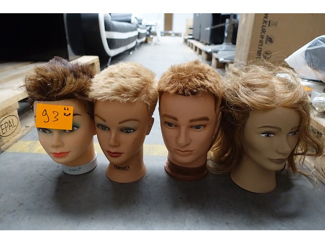 4x kappershoofd - afbeelding 1 van  2