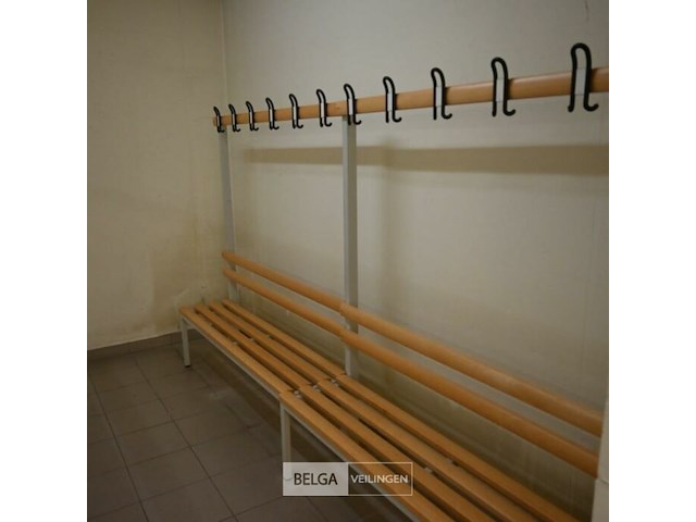 4x kleedkamerbanken - afbeelding 2 van  4